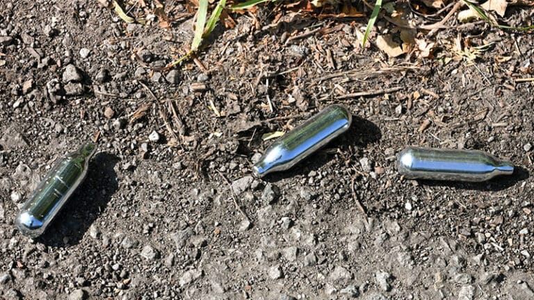 small cylinders of nitrous oxide