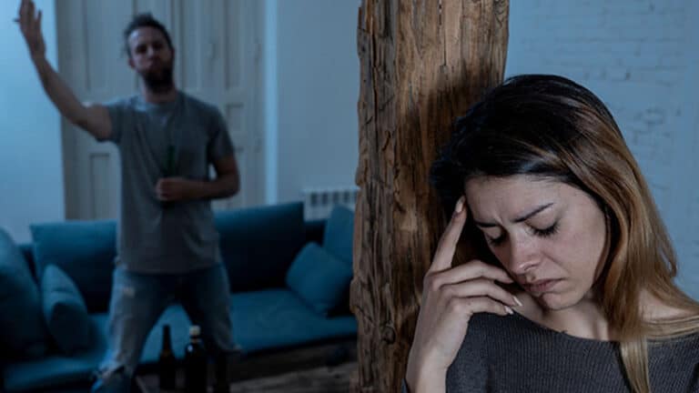 young couple having arguments problems